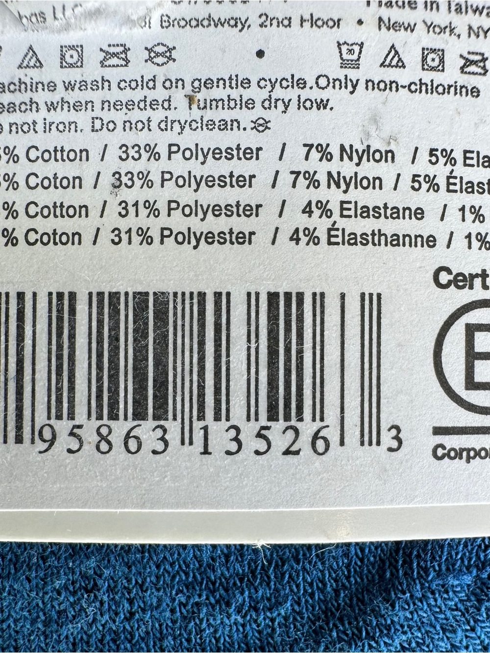 BOMBAS SOCKS SET OF 6 PAIRS NO SHOWS SMALL MULTCOLOR - Picture 5 of 6